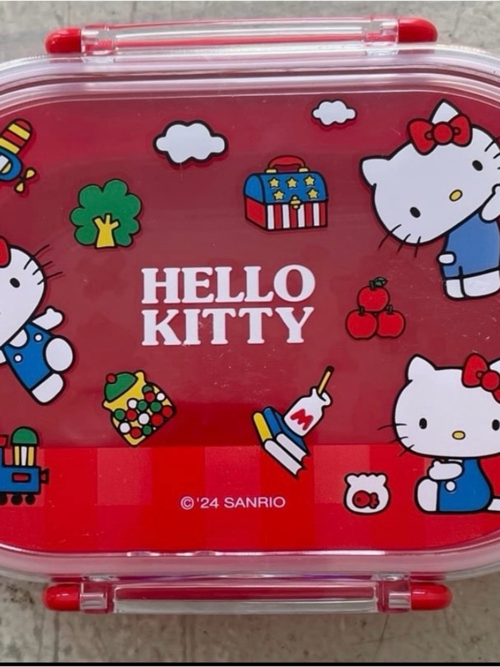 Sanrio Hello Kitty Red Storage Box 6.5x4x2